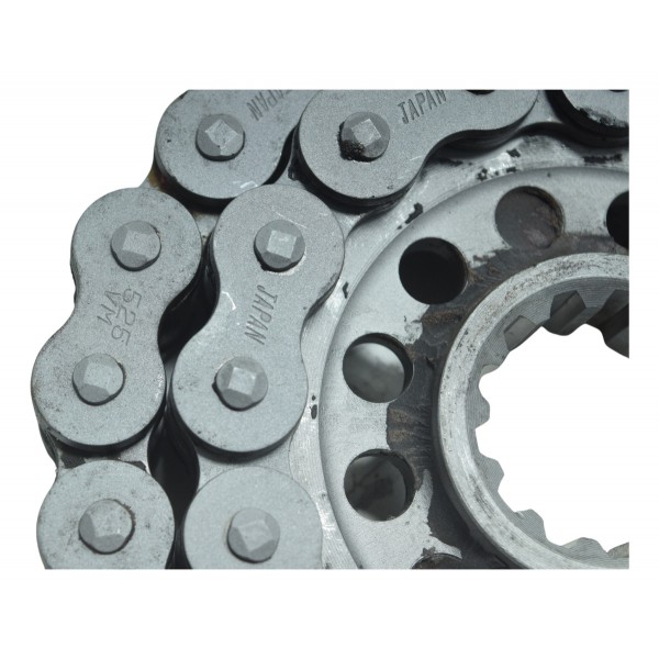 Kit Relação Honda Cb 600f Hornet 08-11 Original Prateado