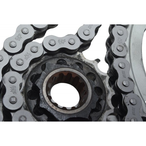 Kit Relação Honda Cb 600f Hornet 08-11 Original Prateado