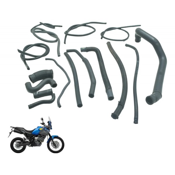 Kit Mangueiras Yamaha Xt 660z Tenere 12-15 Orig